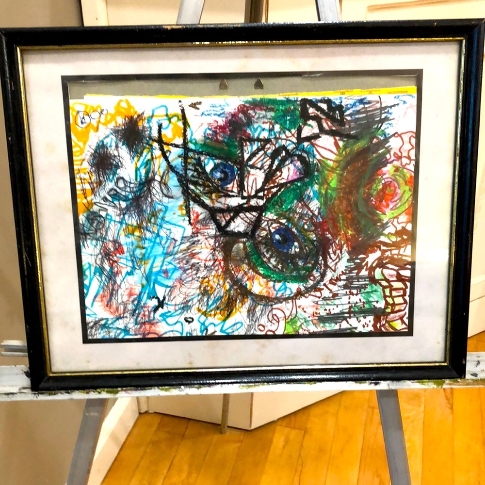 Flo,signed2005,dated05,abstract painting ,